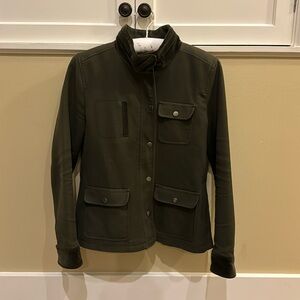 Nordstrom Signature army green structured jacket